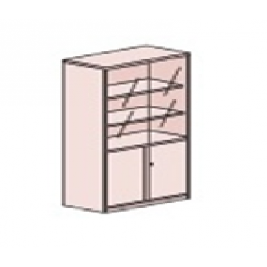 High Cabinet With Class Door D361 741S-L