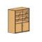 High Cabinet With Glass Door D326 741S-L