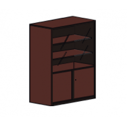 High Cabinet With Glass Door STM 7415-L