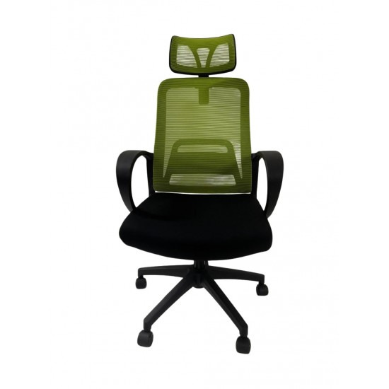 Mesh Chair Tulip-H - Highback office Chair Green