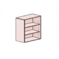 Open Shelf Cabinet High D361 0812