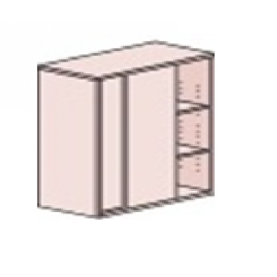 Sliding Door Cabinet High D361 S812