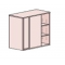 Sliding Door Cabinet High D361 S812