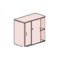 Sliding Door Cabinet Low D361 S1282