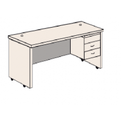 Writing Table+ Hanging Pedestal D338 1675 + FP3
