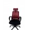 Mesh Chair Tulip-H - Highback office Chair Maroon