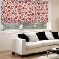 Fabric Roller Blinds Floral