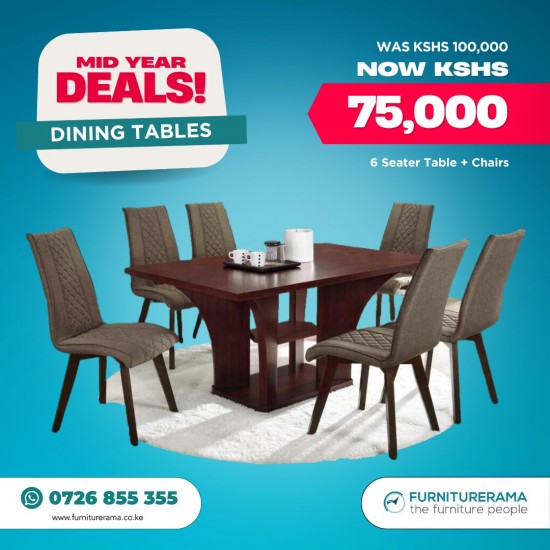 6 Seater Dining Table Set IT 017T