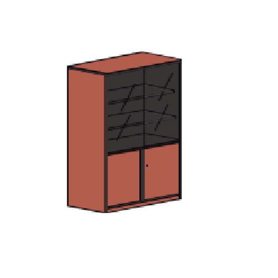 High Cabinet With Glass Door STC 7415-L