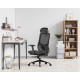 High Back Nylon Mesh & Fabric Office Chair: Ally-H