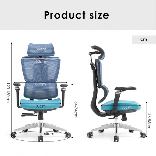New Design Ergonomic Mesh Office Chair & 2d Headrest With Cloth Hanger: Apex-H