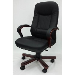 Executive Half Leather Upholstery Office Chair DK01HL