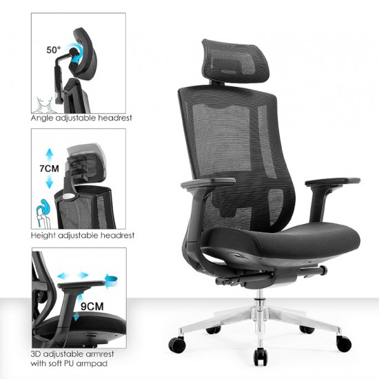 High Back New Model Swivel Mesh Office Chair: Yaker-H Plus High Back New Model Swivel Mesh Office Chair: Yaker-H Plus