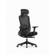 High Back Ergonomic Mesh Office Chair - Syno-H BLACK (WITHOUT FOOTREST)