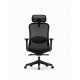 High Back Ergonomic Mesh Office Chair - Syno-H BLACK (WITHOUT FOOTREST)