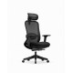 High Back Ergonomic Mesh Office Chair - Syno-H BLACK (WITHOUT FOOTREST)