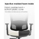 High Back Luxury Ergonomic Mesh Office Chair + 2d Headrest: Ergo-H