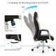 High Back Executive Pu Office Chair: Bryan-H