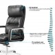 High Back Executive Pu Office Chair: Omar-H