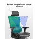 High Back Luxury Ergonomic Mesh Office Chair + 2d Headrest: Ergo-H (PU,4D)