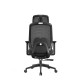 High Back Ergonomic Mesh Office Chair + 2D Headrest : Vela-H