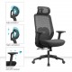 High Back Ergonomic Mesh Office Chair + 2D Headrest : Vela-H