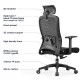 High Back Mesh + Fabric Office Chair: Sammy-H (2D lumbar support)